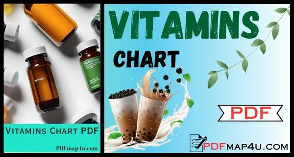 Vitamins Chart PDF